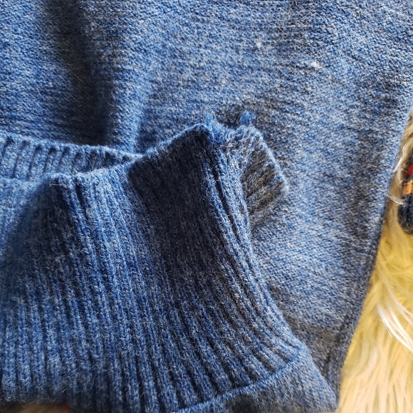 Sold70s Preppy Vintage Sweater Bateau Neckline - Picture 10 of 10